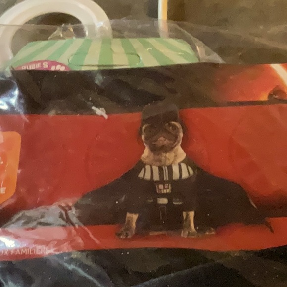 New Star Wars XL dog costume Disney Darth Vader NWT